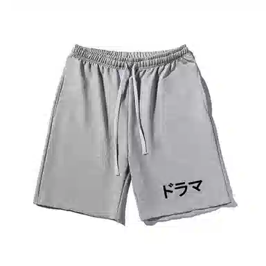 乱步 潮流运动宽松五分裤街头百搭卫裤青少年学生休闲短裤 男女同款
