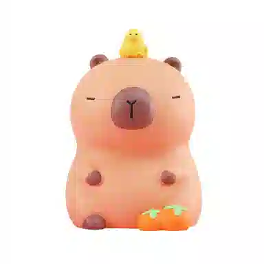 咕轹 可爱搪胶水豚 小猪储蓄罐 玩具