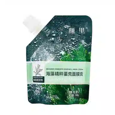 颜里 海藻精粹蛋壳面膜膏 保湿