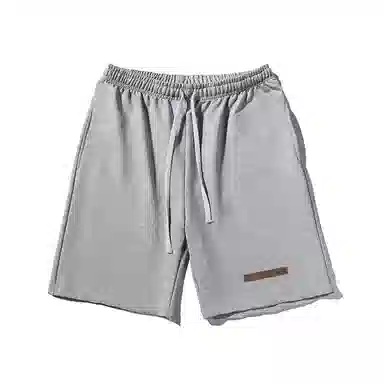 乱步 简约舒适透气百搭系带休闲短裤 男女同款