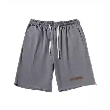 乱步 简约舒适透气百搭系带休闲短裤 男女同款