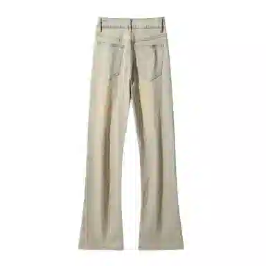 AMBER LIGHT Retro Petal Print Jeans