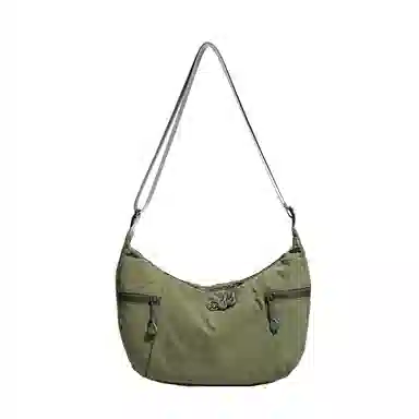 江麒 小众设计通勤日常简约百搭 布 斜挎包 女款 多色