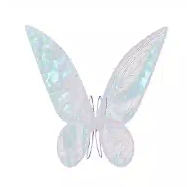 咕轹 炫彩蝴蝶翅膀 天使精灵翅 玩具