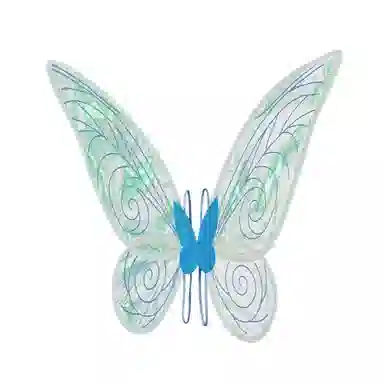 咕轹 炫彩蝴蝶翅膀 天使精灵翅 玩具