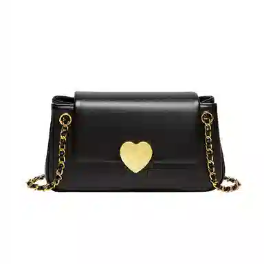 纳兰杜 女包百搭实用女生精致包包通勤休闲潮流礼盒装 牛皮拼合成革 链条包腋下包斜挎包单肩包 中号 女款 米白色/子夜黑