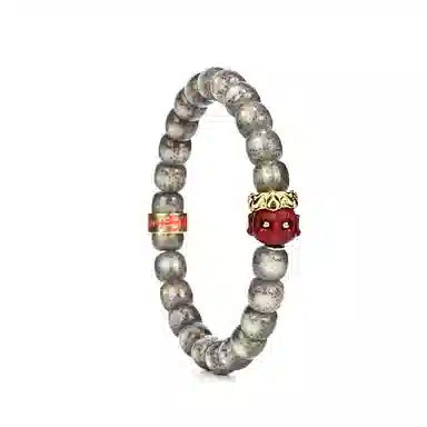 钰澜文玩 【武财敕令】武财关公小冰糖搭配款佛珠手把件 星月菩提 手串 男女同款情侣款