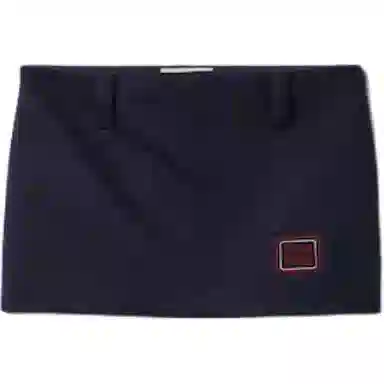 Miu Miu Velvet Texture Mini Skirt