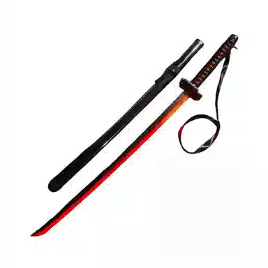 悦米乐 充电发光刀剑死神袖白雪木刀 练习道具 成品模型