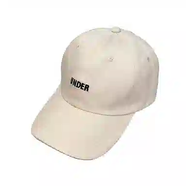 艾佳微 港风休闲韩版简约字母刺绣弯檐学生遮阳帽 棉 鸭舌帽 男女同款情侣款