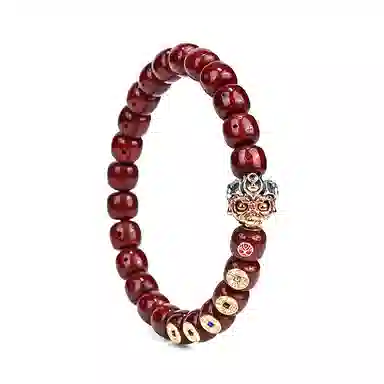 钰澜文玩 「赤星·武财令」武帝护航-朱焰招财-设计款 星月菩提 手串 男女同款情侣款