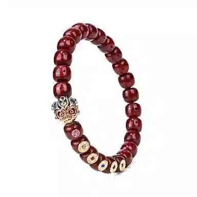 钰澜文玩 「赤星·武财令」武帝护航-朱焰招财-设计款 星月菩提 手串 男女同款情侣款