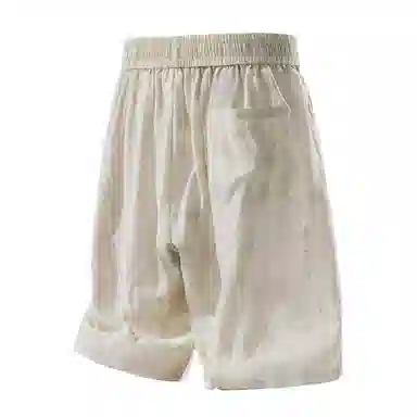 北极绒 美式复古轻薄宽松直筒透气运动五分裤休闲短裤 男款