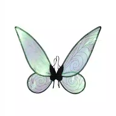 咕轹 炫彩蝴蝶翅膀 天使精灵翅 玩具