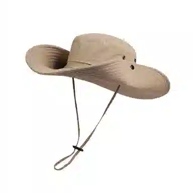 稻草人 户外钓鱼徒步登山 夏季遮阳防晒防紫外线 聚酯纤维 渔夫帽 男女同款情侣款