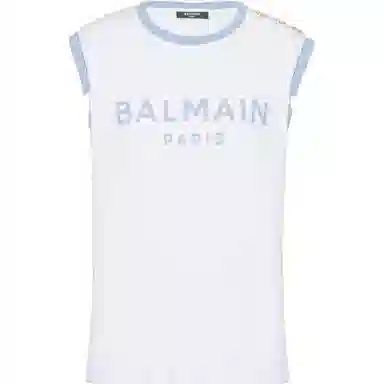 BALMAIN 3-Button Tank Top