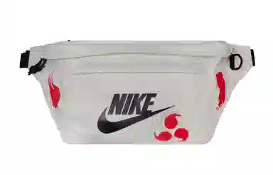 Nike Large Logo Graffiti Waist Bag White