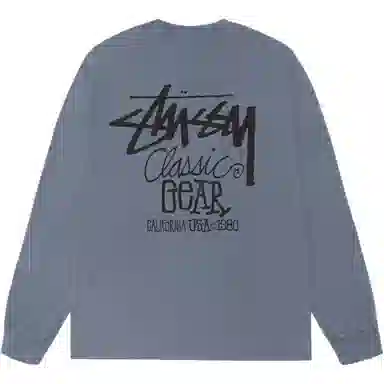 Stussy CLASSIC GEAR LS TEE PIGMENT DYED T