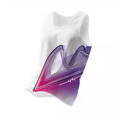 音速猫 上瘾跑步田径竞速无袖轻薄透气速干运动背心 男女同款