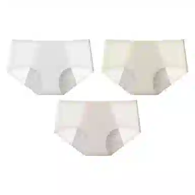二三二三 轻薄无痕透气吸汗防夹臀不卡档无痕亲肤柔软抑菌舒适中腰高弹加长防侧漏生理期短裤纯色时尚百搭运动内裤 女款