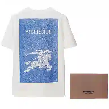 Burberry Logo Print T-Shirt White