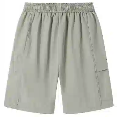 大卫贝肯 美式高街简约字母户外运动通勤宽松百搭潮流舒适个性直筒机能工装五分休闲短裤 男女同款