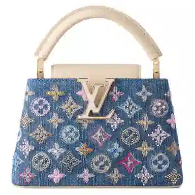 Louis Vuitton Capucines Monogram Denim