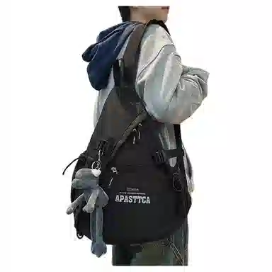 恒源祥 机能工装战术运动风骑行 尼龙 胸包 男女同款情侣款 多色