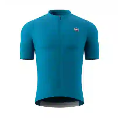 术崎 纯色紧身低风阻公路短袖骑行服 星云 男款