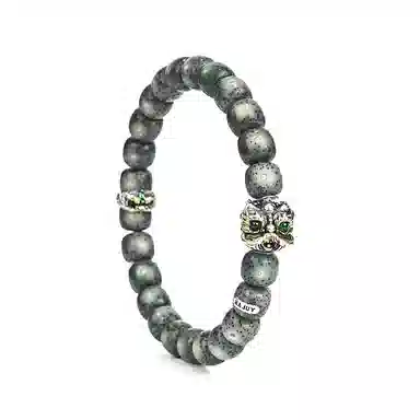 钰澜文玩 瑞兽系列「狮来运转·双狮生财」 星月菩提 手串 男女同款情侣款