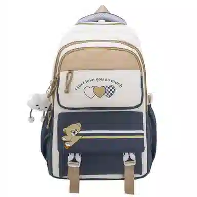 菲姿卓尔 大容量撞色 尼龙 双肩包 男女同款情侣款 多色