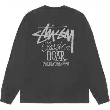 Stussy CLASSIC GEAR LS TEE PIGMENT DYED T