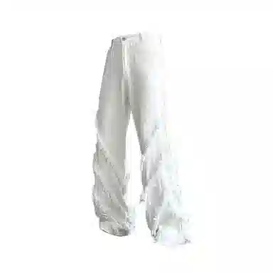 Songlan Vintage Washed Denim Pants