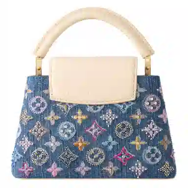 Louis Vuitton Capucines Monogram Denim