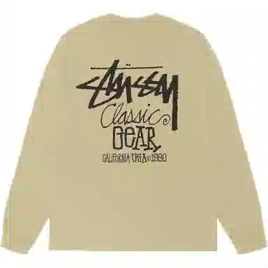 Stussy CLASSIC GEAR LS TEE PIGMENT DYED T