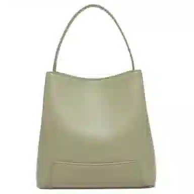 百思图 简约通勤时尚 人造革 手提包 小号 女款 多色