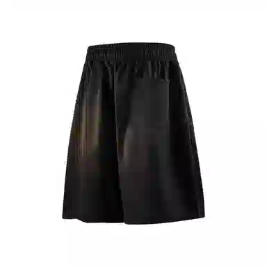 兰缪 美式日系高街复古简约设计基础款印花日常户外运动通勤山系潮流宽松清爽透气柔软百搭垂感直筒系带休闲短裤 男女同款