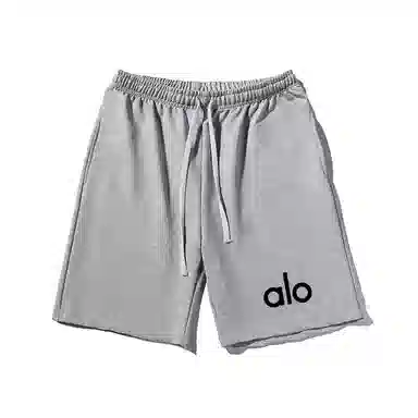 乱步 美式透气宽松舒适潮流简约字母印花休闲短裤 男女同款