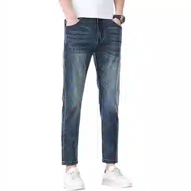 炳盛 复古潮流百搭牛仔裤 男女同款