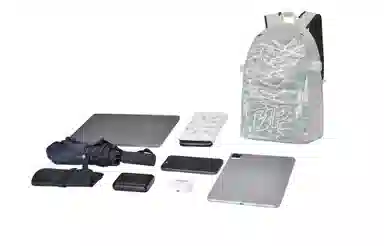 TURN UP Lightning Backpack Gray