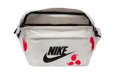 Nike Large Logo Graffiti Waist Bag White