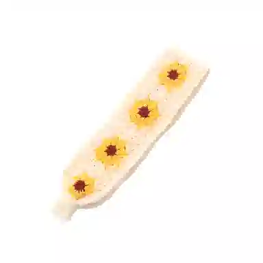 如花梦 复古针织刺绣花朵 布艺 发带 女款