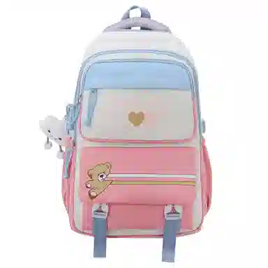 菲姿卓尔 大容量撞色 尼龙 双肩包 男女同款情侣款 多色