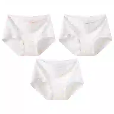 二三二三 法式田园主义浪漫小碎花吸湿透气弹力柔软舒适不勒不卡档不夹臀三角裤可爱甜美少女时尚百搭亲肤内裤 女款 组合装