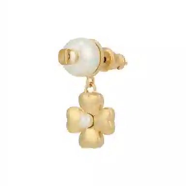 DIOR Four-Leaf Clover Earrings Gold