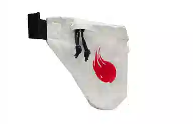 Nike Large Logo Graffiti Waist Bag White