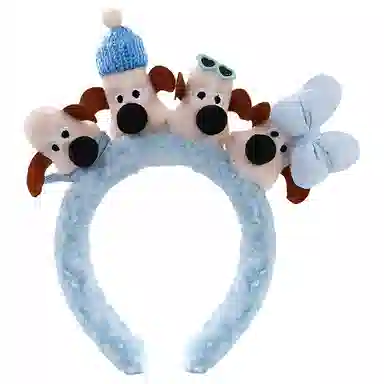 希铃 可爱掌门狗 小狗甜美 涤纶 发箍 女款