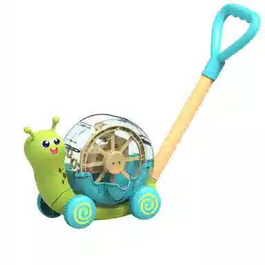 咕轹 蜗牛推车 可爱呆萌 泡泡机