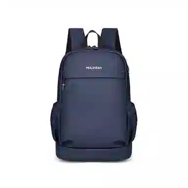 木林森 时尚轻便简约纯色大容量潮流防泼水耐磨百搭 尼龙 双肩包 男女同款情侣款 多色