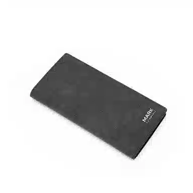 Fairwhale Business Long Leather Wallet Black